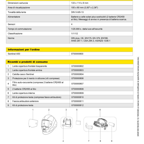Second image of Fascia antisudore posteriore confezione da 2 pz.